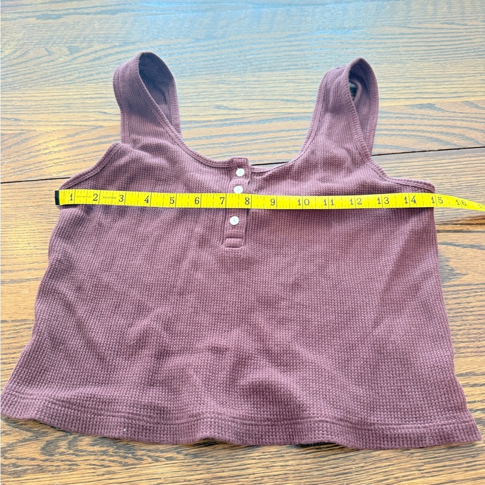 Old Navy Henley Cropped Tank - Picture 2 of 5